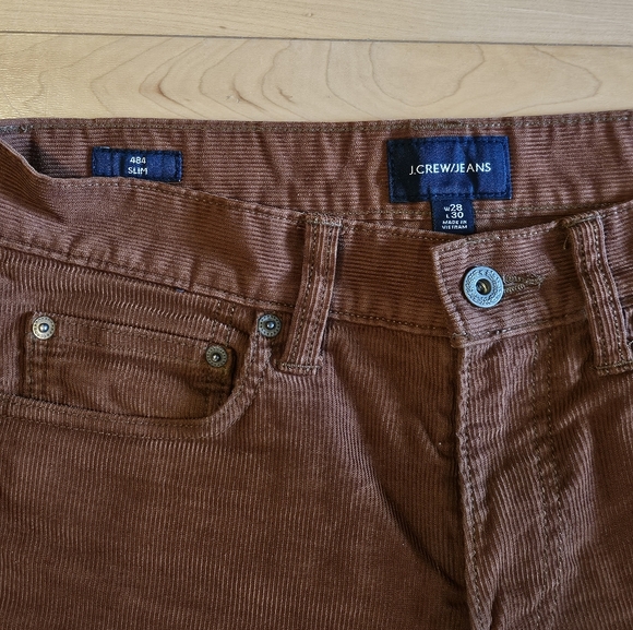 J crew corduroy jeans in orange 28x30 - Picture 4 of 5